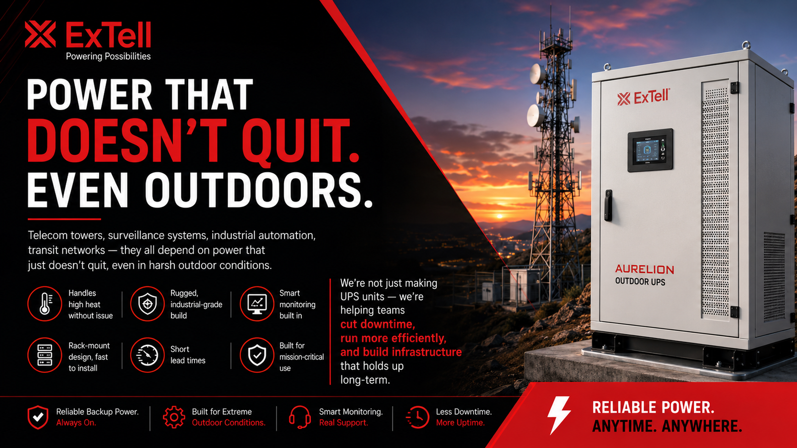 Outdoor UPS System